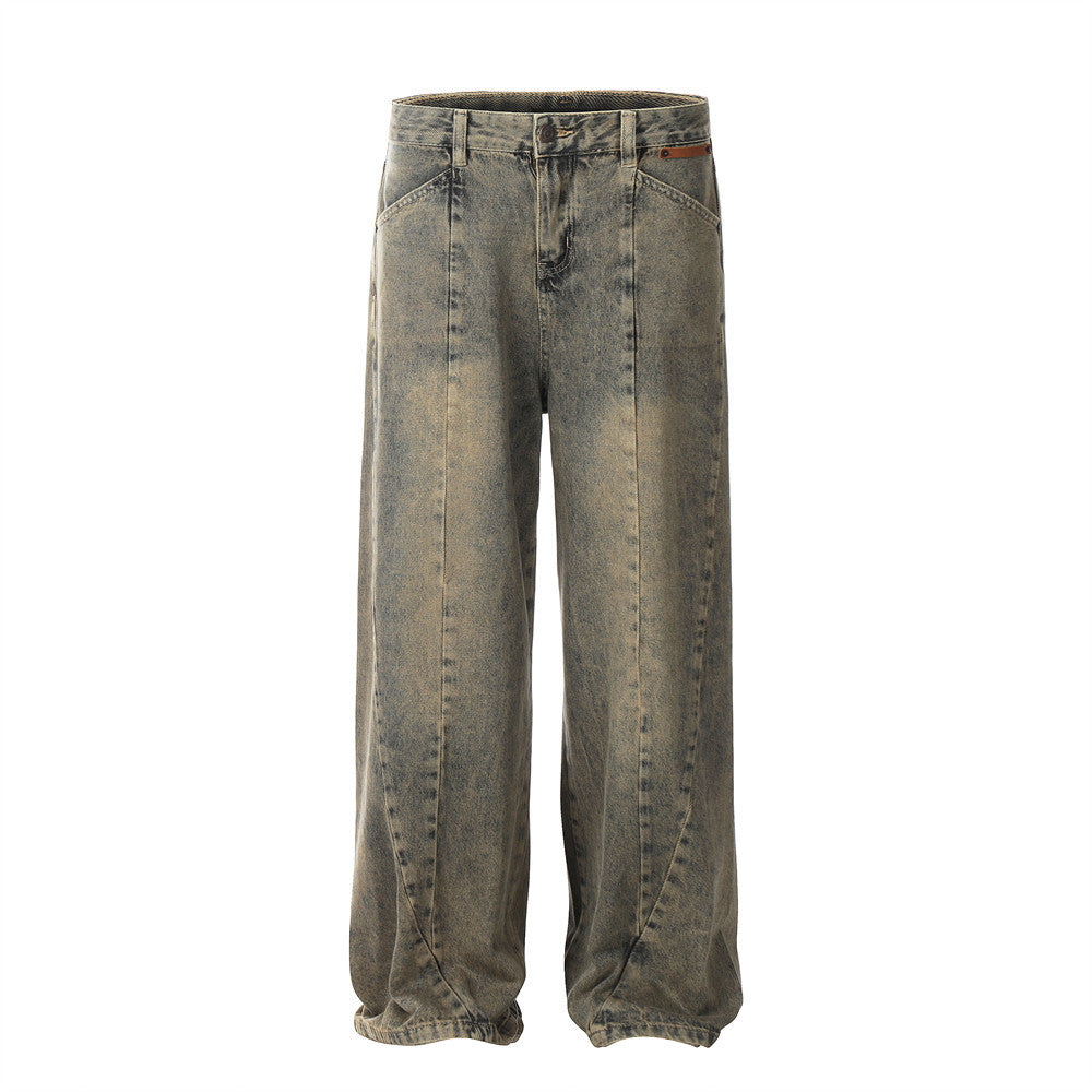 Washed Jeans Punk Fashion Brand Men