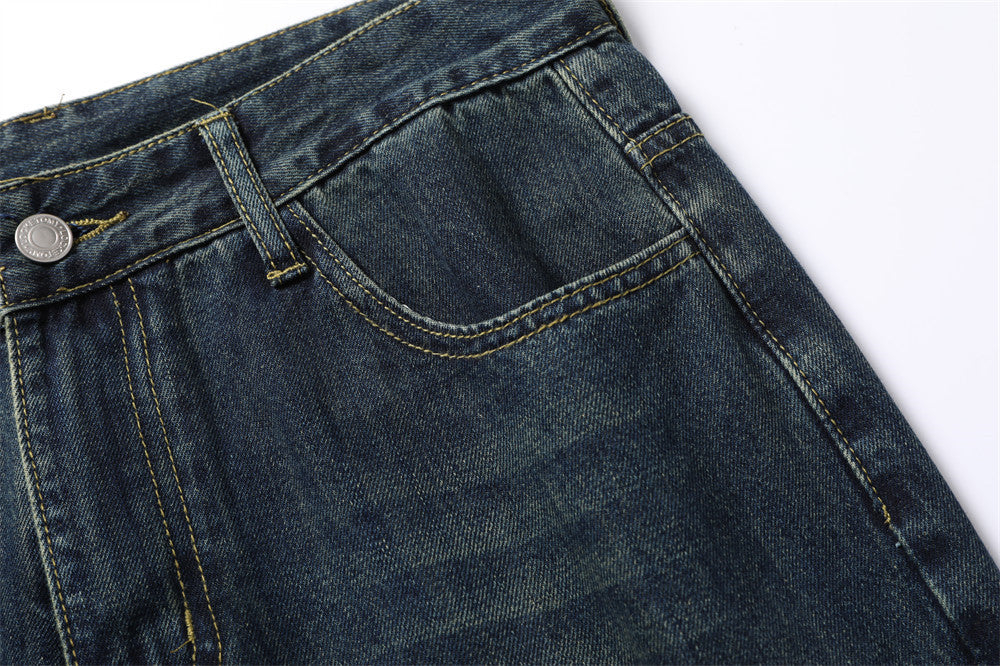 Fashion Personality Wide-leg Jeans Men