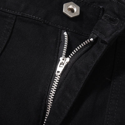 Fashion Personality Zipper Pocket Jeans Men