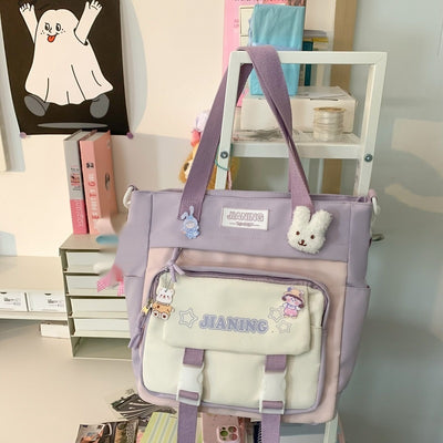 Korean Style Junior's Schoolbag Large Capacity Cute Elementary School Studebt Backpack