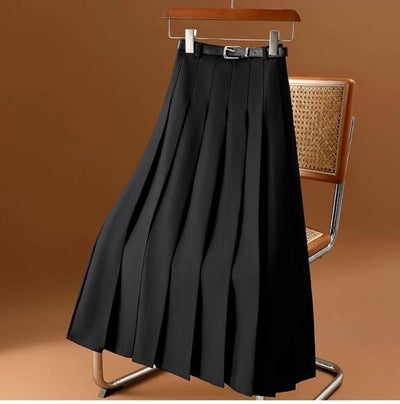 Gray Mid-length Suit Skirt For Women
