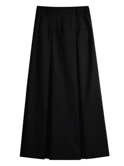 Grey Suit Skirt High Waist For Women